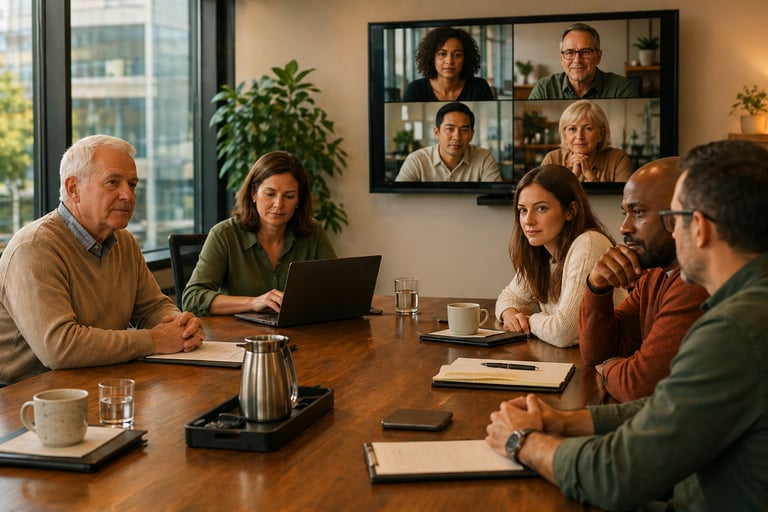 Gen Z office meeting